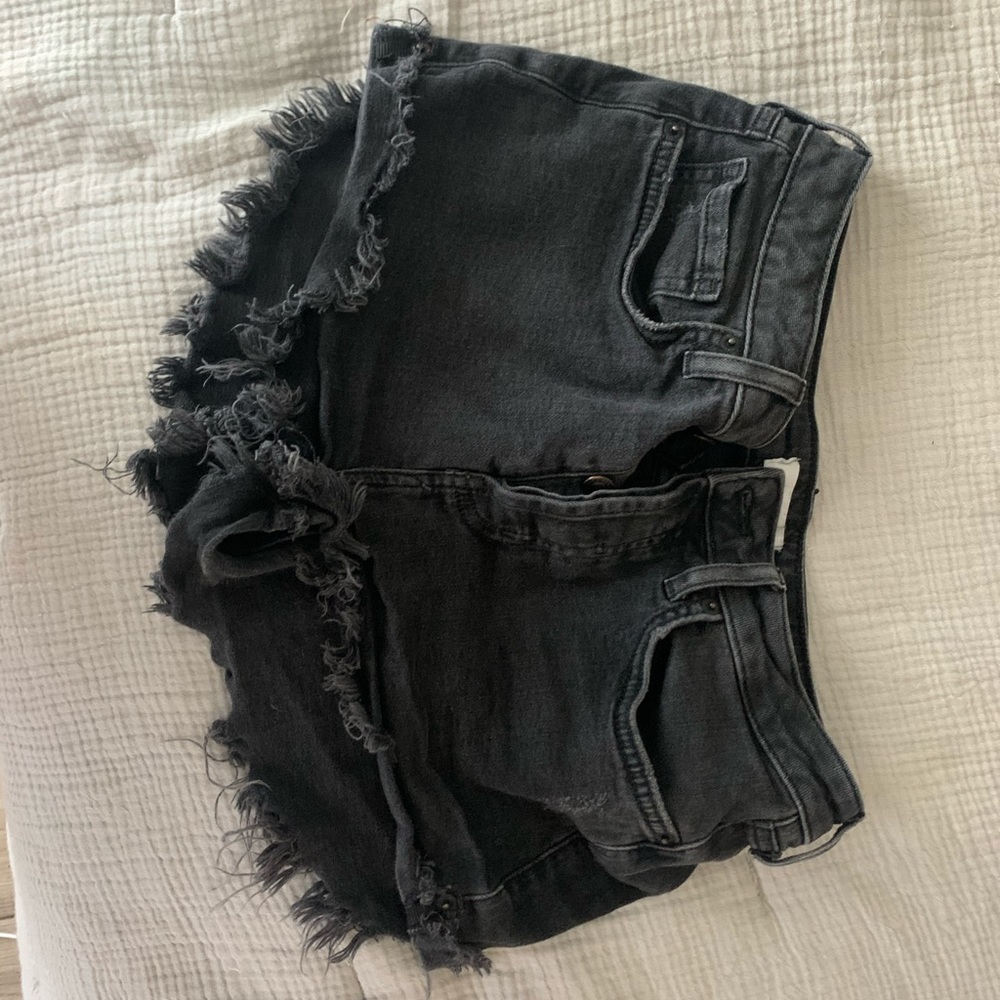 Black jean shorts super comfy